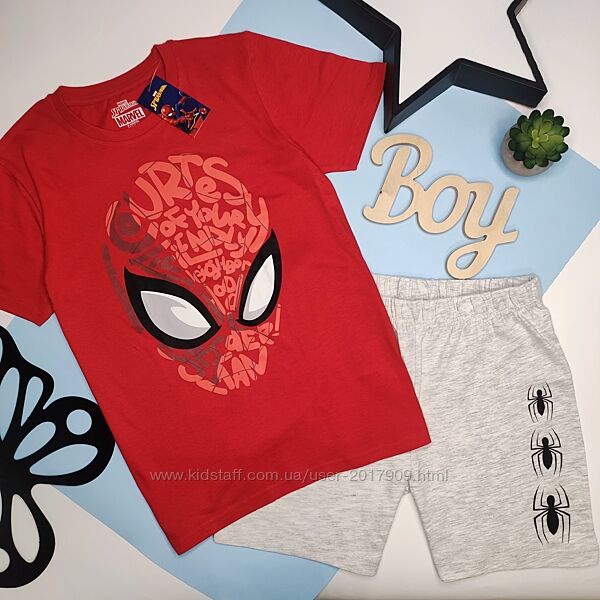 Піжама для хлопчика Marvel Spiderman, футболка та шорти