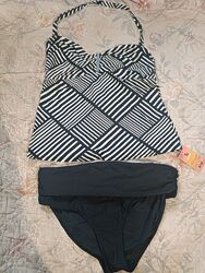 Класний стильний купальник танкіні майка та плавки в басейн пляж