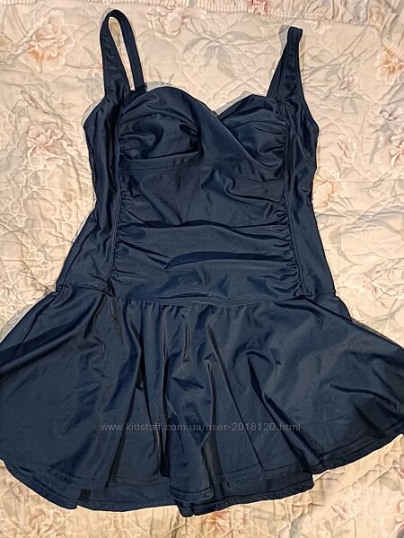 Шикарний прекрасний стильний купальник - сукня, танкіні у басейн чи пляж