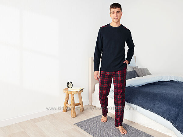 Мужская флисовая пижама, одежда для дома и сна Livergy Германия 