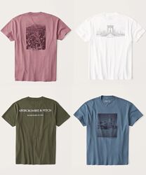 Футболки Abercrombie & Fitch  Hollister Аберкромби L, XL, XXL Оригинал