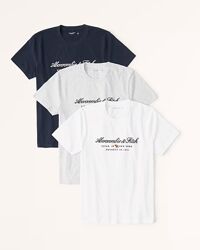 Набір з 3-х футболок Abercrombie & Fitch  р. XL. Оригінал