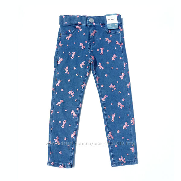 Надзвичайно круті та стильні дитячі джинси Lefties з рожевими єдинорогами
