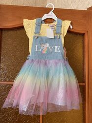 Комплект сарафан з  футболочкою, на 4 рочки