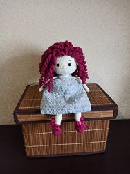 Кукла вязаная, игровая.