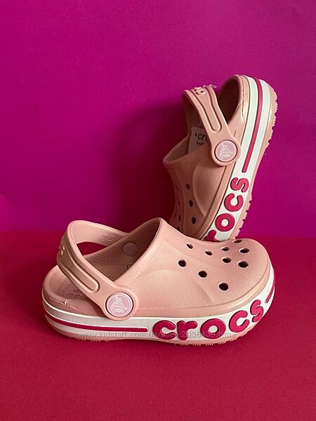 детские кроксы для девочек сабо crocs bayaband 23-34 размер