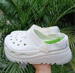 Кроксы на платформе crocs hiker xscape white w6 w7 w8 w9 w10