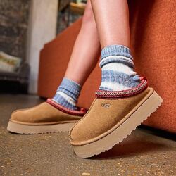 Угги короткие на платформе рыжие оригинал UGG TAZZ chestnut 36 37 38 39 40 