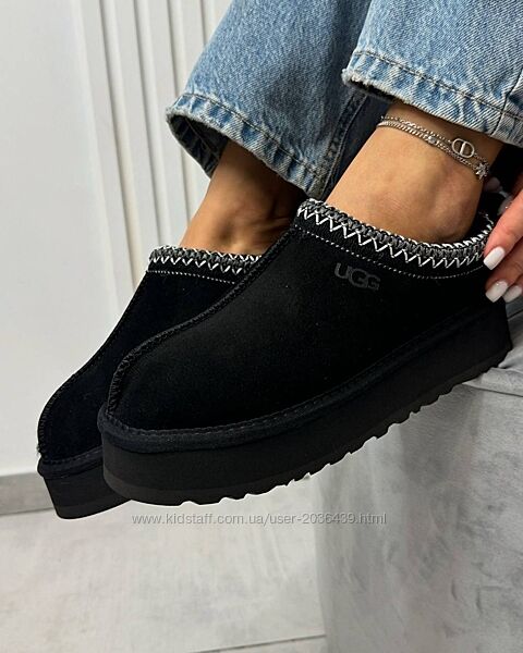 Угги короткі на платформі чорні оригинал UGG TAZZ black 36 37 38 39 40 41