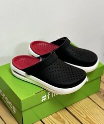Crocs InMotion black red крокси нова колекція чоловічі чорні