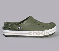 Crocs Bayaband Clog Army/Green крокси чоловічі зелені хакі сабо шлепки