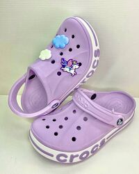Детские кроксы фиолетовые Bayaband Kids Lavander