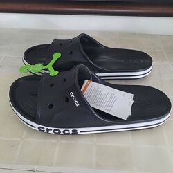 Crocs Bayaband Slide Black кроксы шлепанцы мужские черные