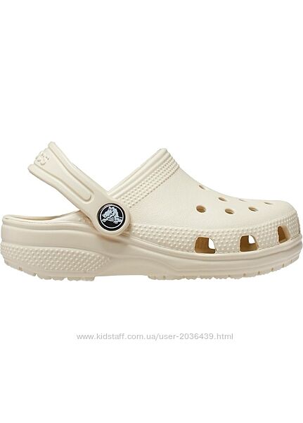Classic Kids Clog Bone крокси дитячі молочні бежеві c10 c11 c12 J1 J2 J3