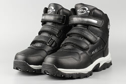 Ботинки детские черные кожаные bona 927с-9 бона р. 31-36 