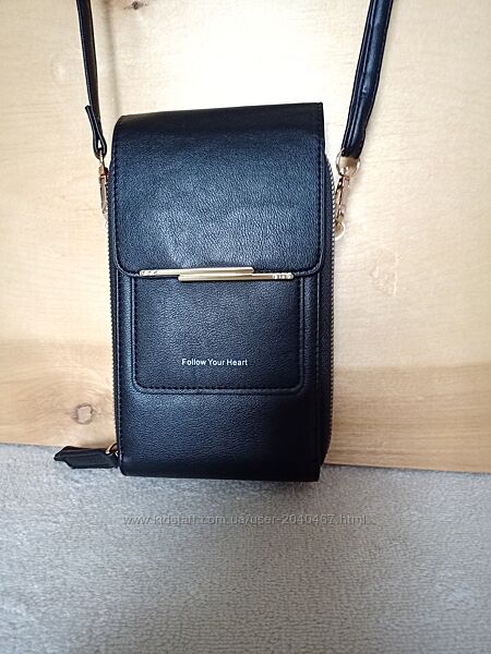 Модна жіноча сумка-гаманець через плече