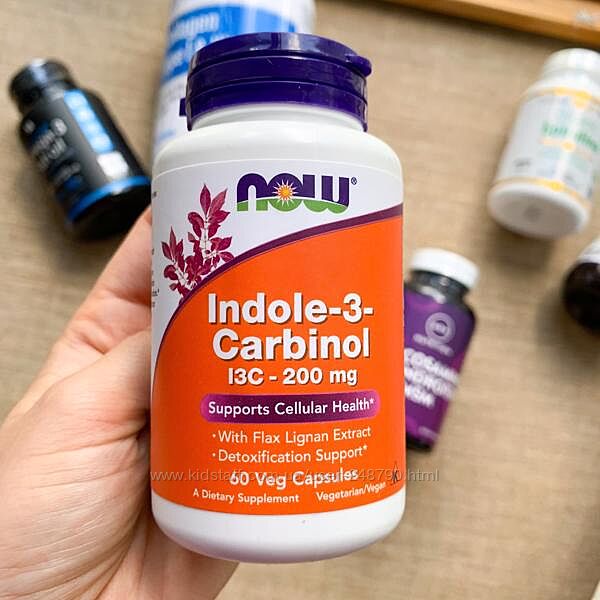 Индол 3 - Карбинол, Indole -3- Carbinol, 200 мг, США, 60 капсул