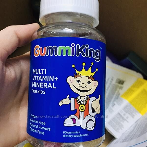 GummiKing США Минералы и мультивитамины для детей, детские витамины