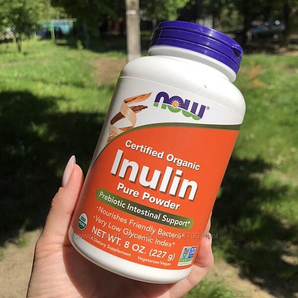 Inulin Инулин, пребиотики, порошок, 227 г, США