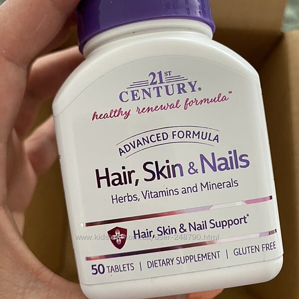 Hair, Skin & Nails Волосы, кожа и ногти, улучшенная формула, США, 50 табл