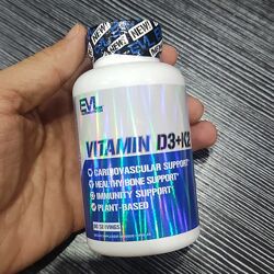 Витамин Д3 5000  K2, США, Витамин D3  К 2, 60 капсул