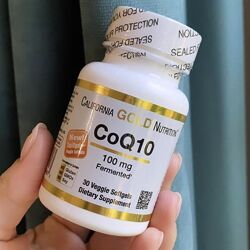 Коэнзим Q10, 100 мг, США, коензим Q 10, убихинон CoQ10, 30/120 капсул 