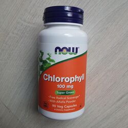 Хлорофилл, 100 мг, США, 90 капсул, хлорофил