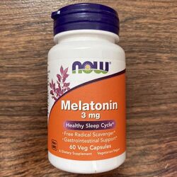 Мелатонин, 3 мг, США, 60 капсул