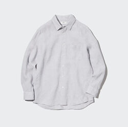 Uniqlo лляна сорочка преміум лінійки