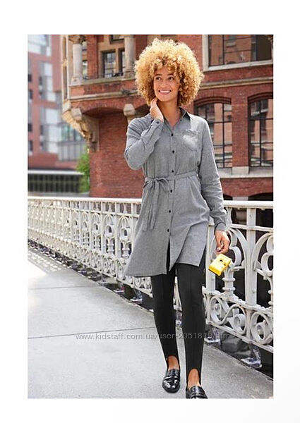 Жіноча фланелева сукня-сорочка, рубашка, esmara, розмір евро s 36/38