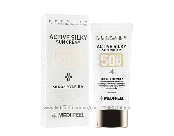 Сонцезахисний крем для обличчя MEDI-Peel Active Silky Sun Cream, 50 мл