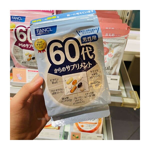 Вітамінний комплекс для чоловіків від 60 років 60s for Men, Японія