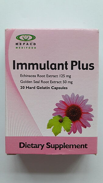 Immulant Plus ИммулантПлюс 20капс. Пр-во Египет  07.2027р.