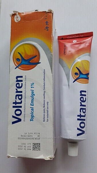 Емульгель Вольтарен Voltaren1 болеутоляющее средство Египет 100 грамм
