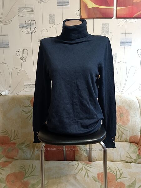 Комфортный гольф Camaїeu, темно-синий цвет, размер М