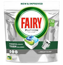 Fairy Platinum All-in-One 70 штук Капсулы для посудомойной машины фейри