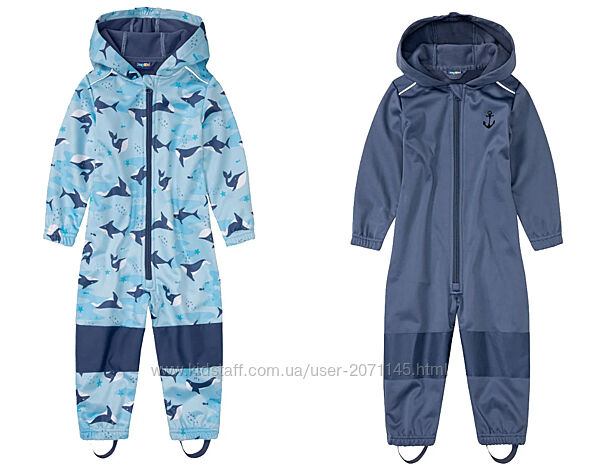 Софтшелл демисезонный сдельный комбинезон lupilu 74/80 softshell