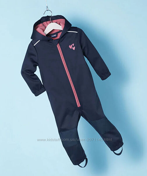 Комбінезон демісезонний суцільний софтшелл lupilu softshell