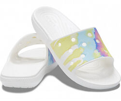 Classic Crocs Tie-Dye Graphic Slide