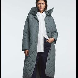 В наличии Стеганное пальто zara L