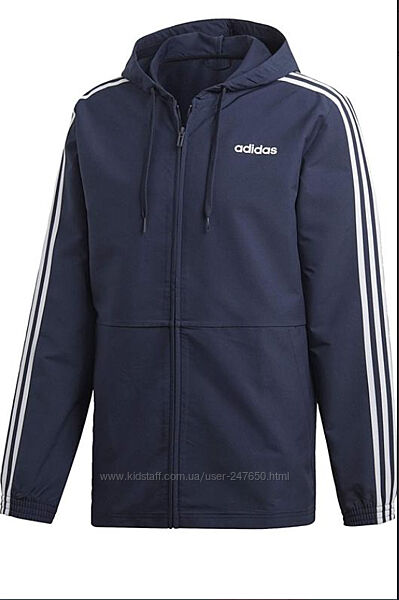 Спортианая куртка adidas men&acutes essentials 3-stripes woven windbreaker 