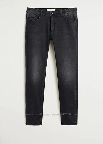 джинси чоловічі скині Mango Jude сірого кольору 