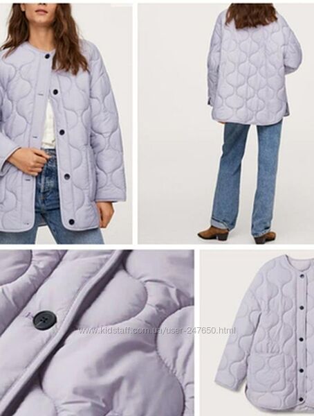 Розпродаж Курточка стеганая Mango , модель оверсайз, гарная якість