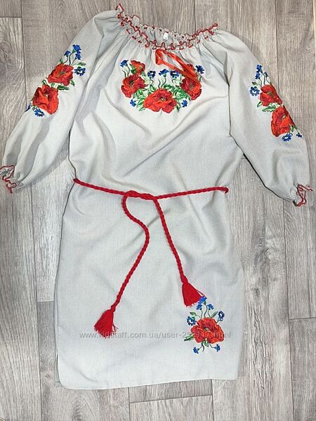 Платье вышиванка р.42-44