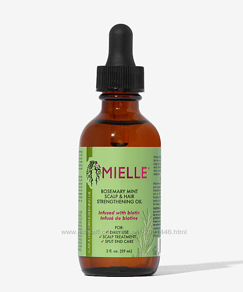 Mielle Rosemary Mint Scalp oil Олія для Зміцнення Шкіри Голови і Волосся з 