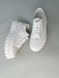 Кеди жіночі із джинсу білі демі Артикул 5118 Китай розпродаж