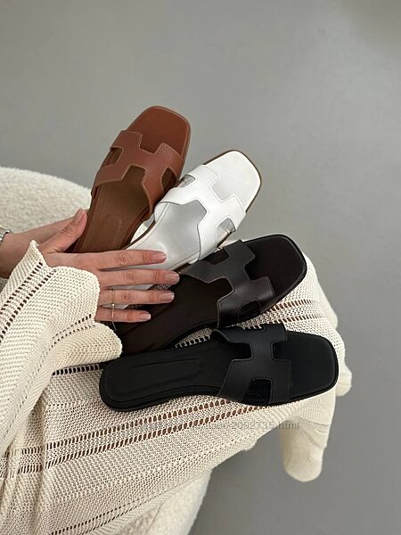 Шльопанці жіночі натуральна шкіра Артикул 6303 новинка 