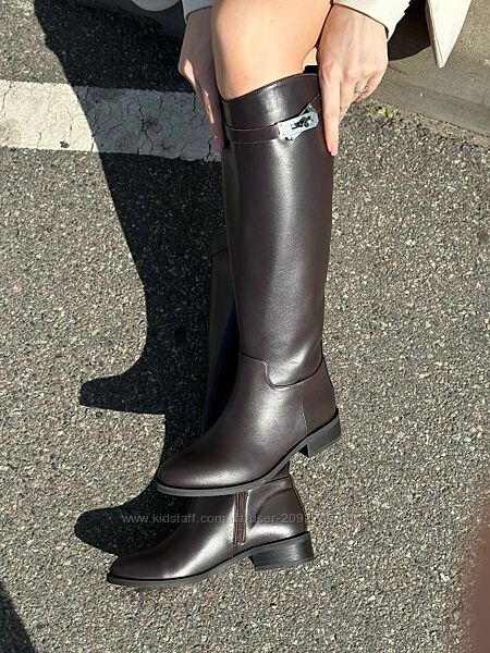 Чоботи жіночі натуральна шкіра Артикул 2717 новинка