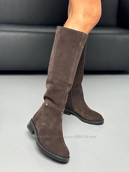 Чоботи жіночі замшеві та шкіряні зимові Артикул 9300 новинка