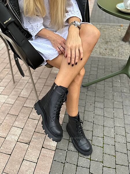 Черевики жіночі натуральна шкіра Артикул 5521 новинка